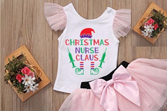 Christmas Nurse Claus: Graphics for T-Shirt Designs