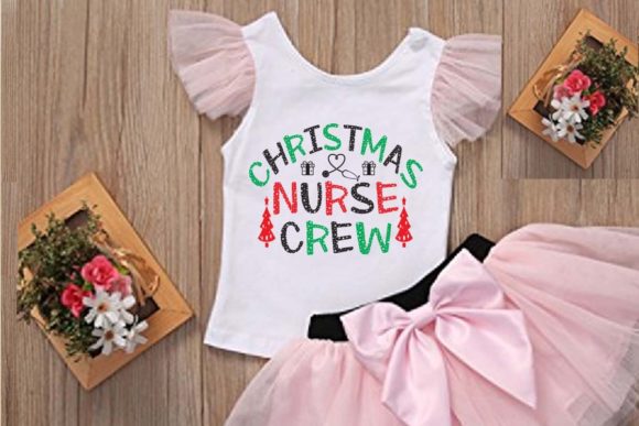 Christmas Nurse Crew Svg: Graphics for T-Shirt Designs