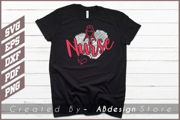NURSE DESIGN SVG LOVERS T SHIRT Graphics & Print Templates