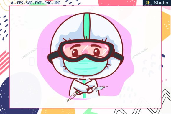 Nurse Girls Cute SVG: Graphics and Icons