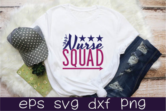 Nurse Squad Graphics for T-Shirt Designs