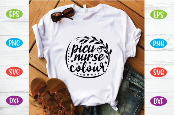 Picu Nurse Colour: Graphics for T-Shirt Designs