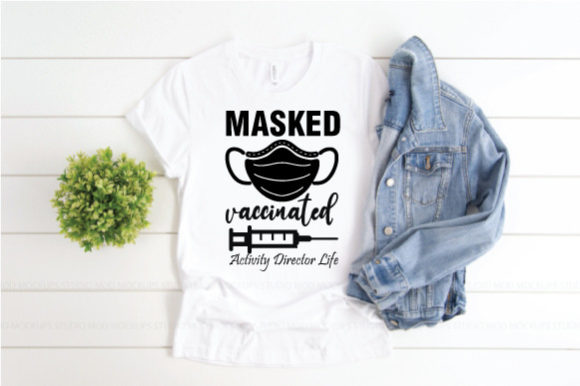 Reviewing Activity Director Masked and Vaccinated