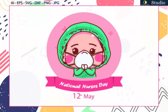 Reviewing the Nurse, International Day SVG for Embroidery